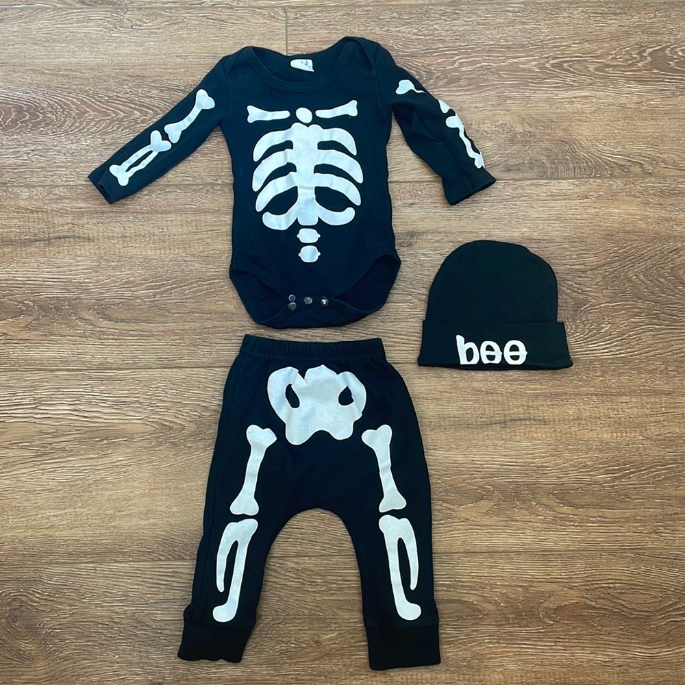 Skeleton Costume for Infant